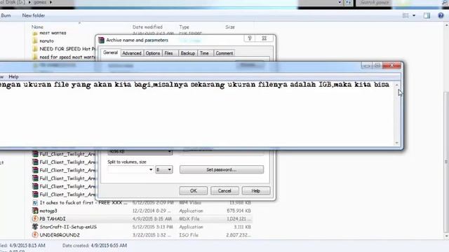 Cara Membagi File Berukuran Besar Dengan Winrar смотреть онлайн