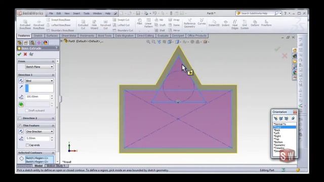 Solidworks tutorial for beginners 2018 part 17 (Extrude Boss-3)||Solidworks RUET||Bangla Tutorial|| смотреть онлайн