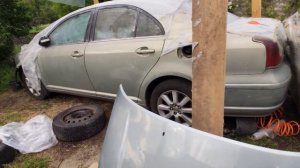 Toyota Avensis, продолжение по восстановлению авто после пожара.