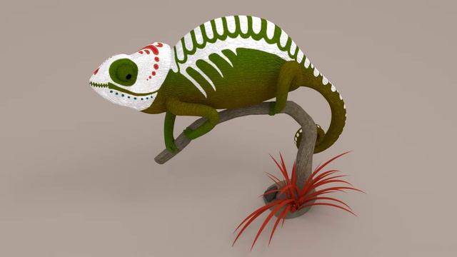 Chameleon Animation in Blender смотреть онлайн