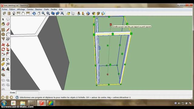 tutoriel sketchup - partie 6 - Importer des objets 3/3 (Outil "mise à l'échelle) смотреть онлайн