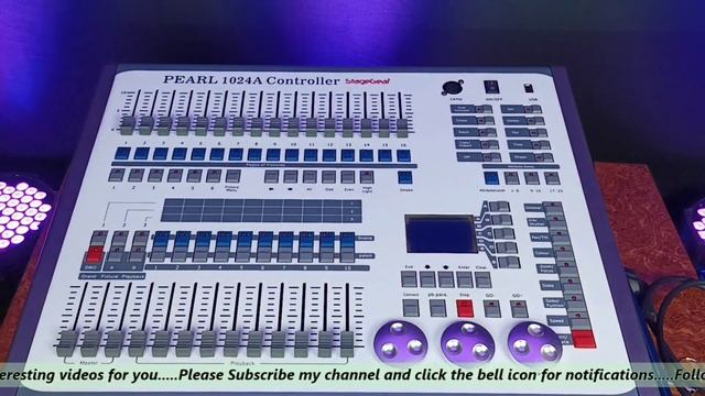 MINI PEARL 1024 DMX CONTROLLER PART-1 || STAGEGEAR PEARL BOARD DMX 1024 || AVOLITE смотреть онлайн