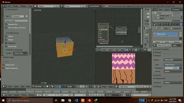 How to Export from Blender to Unity with Materials смотреть онлайн