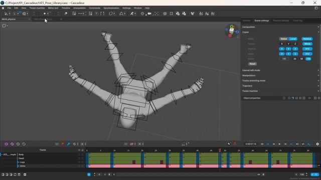 Reusing poses in Cascadeur смотреть онлайн
