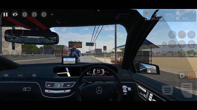 Mercedes Benz W221 Car Mod In Bus Simulator Indonesia - Bussid Car Mod - Bussid Bus Mod - Bussid