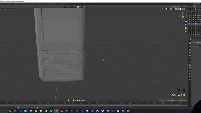 Blender Timelapse - GameBoy Classic Modelado 3D смотреть онлайн