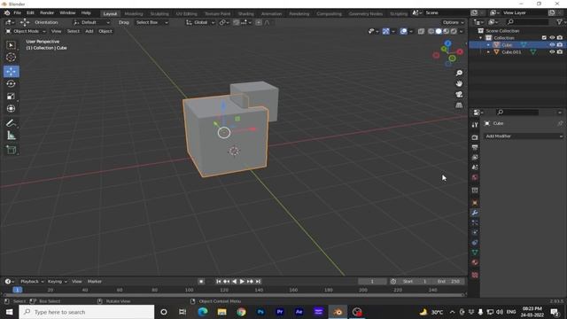 Boolean Modifier | Blender Fundamentals in Marathi смотреть онлайн