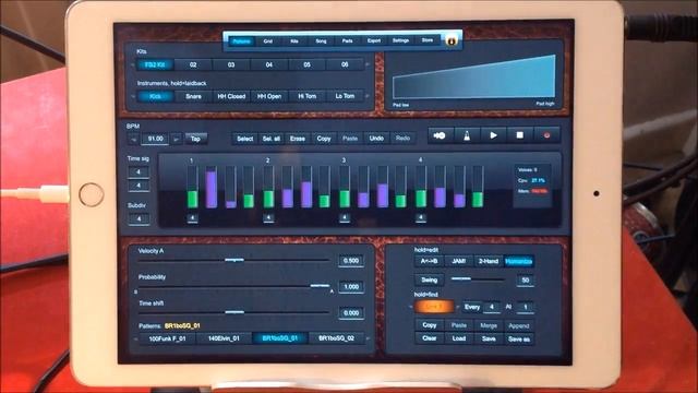 DrumPerfect Pro Setting Up & Building A Song From Scratch Demo for iPad смотреть онлайн