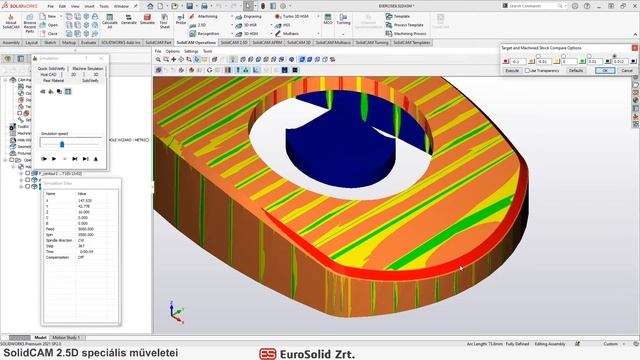 SolidCAM 2D Speciális műveletek смотреть онлайн