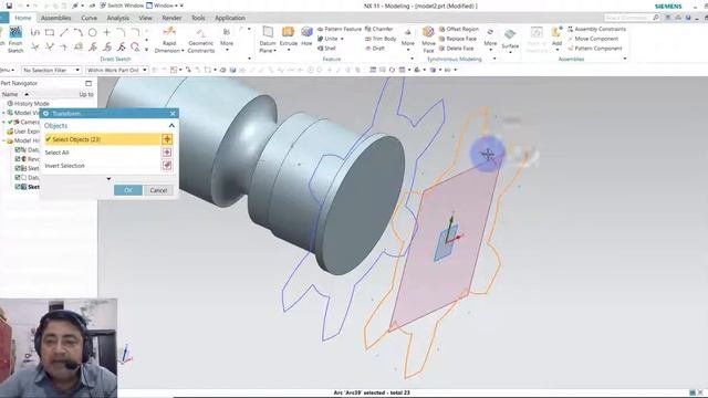 Helical Bevel Gear Model Using Nx 12.0 in Hindi. смотреть онлайн