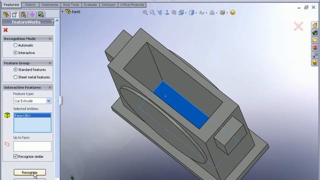Solidworks dersleri - FeatureWorks смотреть онлайн