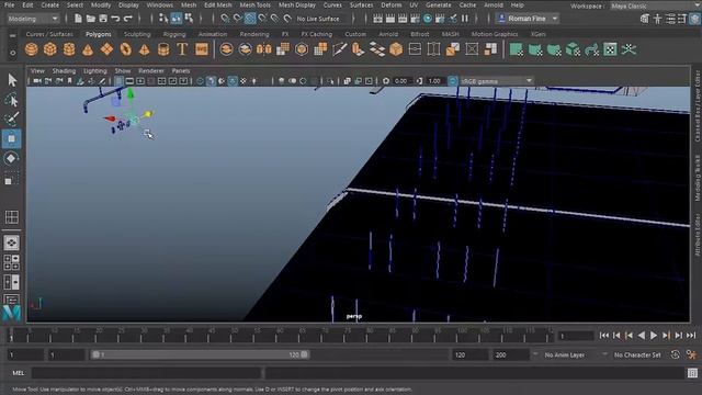 let's make a Sci-Fi corridor [Maya 2017] 007; смотреть онлайн