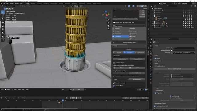 How I Destroyed the Leaning Tower of Pisa (IT) - Blender Non Tutorial смотреть онлайн
