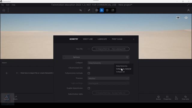 02 Import Datasmith File into Twinmotion смотреть онлайн
