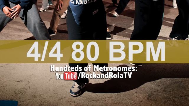 🔴 80 BPM Modern Hip Hop Metronome