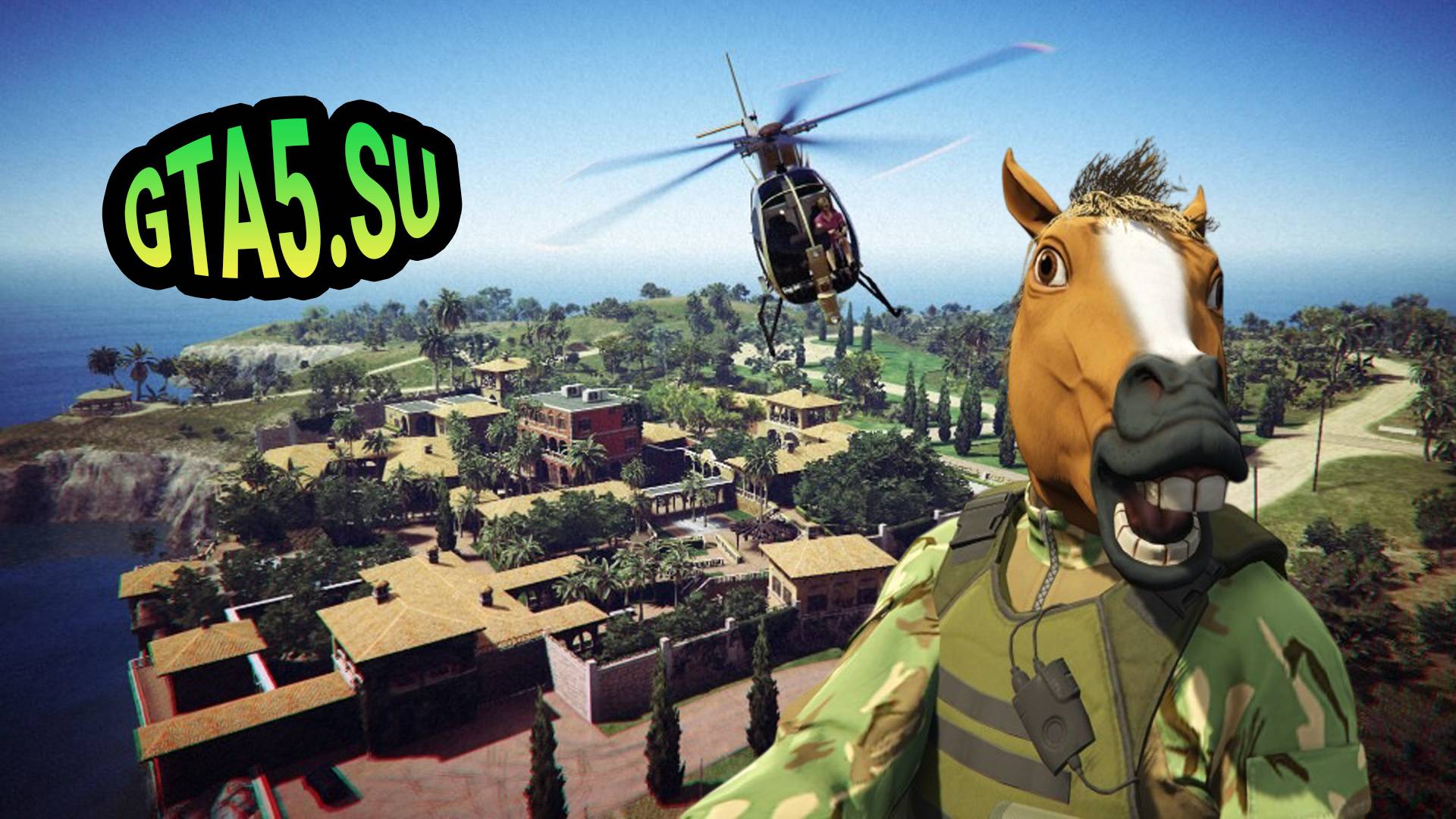 Любимый конь мистера Рубио в GTA Online изучает новинки ГТА 5 смотреть онлайн