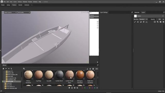3D Modeling Row Boat- Blender