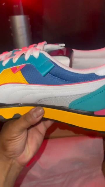 Puma Rider FV Future Vintage Yellow and Turquoise смотреть онлайн