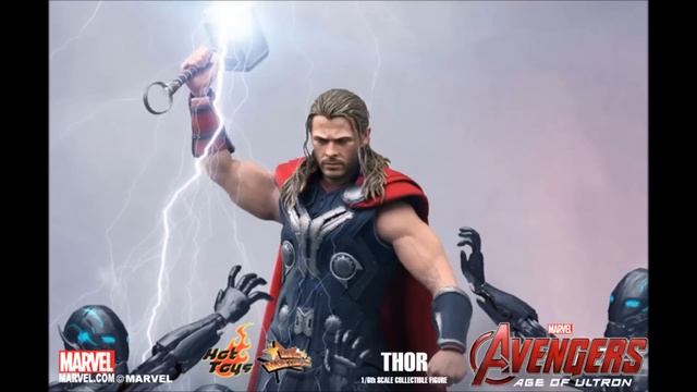 Chris Hemsworth as Hot Toys Thor 1/6th MMS 306 Avengers: Age of Ultron Collectible Figure Preview смотреть онлайн