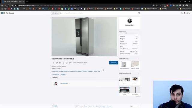 Como encontrar blocos de qualidade no 3d Warehouse - Sketchup смотреть онлайн