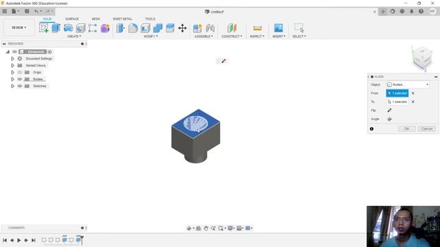 Fusion 360 How To Align Bodies смотреть онлайн