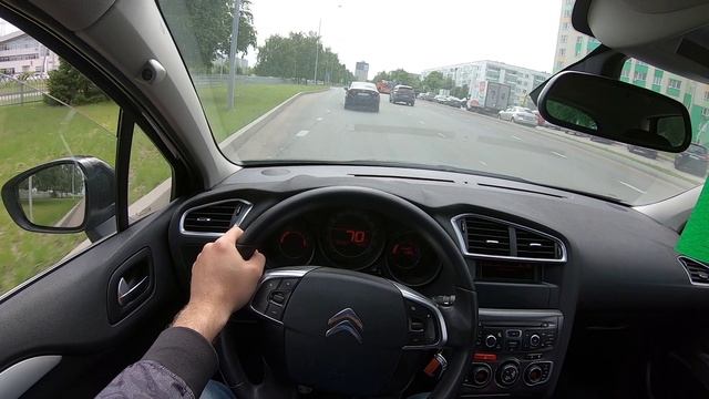2014 Citroen C4 1.6L (109) POV TEST DRIVE