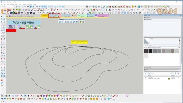 스케치업 지형만들기 필수루비 토포쉐이퍼 Toposhaper  Sketchup Ruby