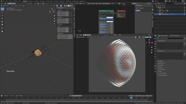Create a Wavy Abstract Animation in Blender 2.8 смотреть онлайн