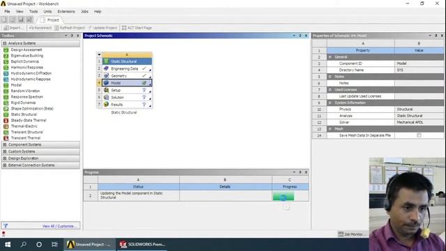 Ansys Bracket Analysis by Importing STEP File смотреть онлайн