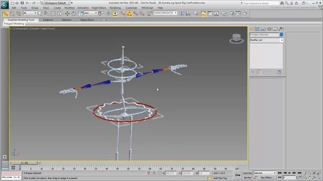 Rigging a Character in 3ds Max - Part 7 - Linking vs. Constraining смотреть онлайн