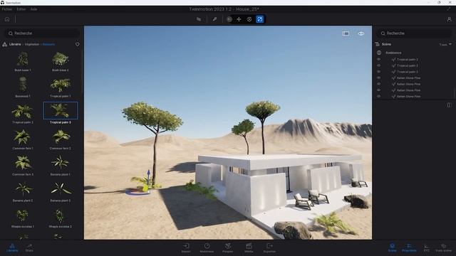 ON CREE UNE VILLA PAR JOUR - #25 Archicad X TwinMotion смотреть онлайн