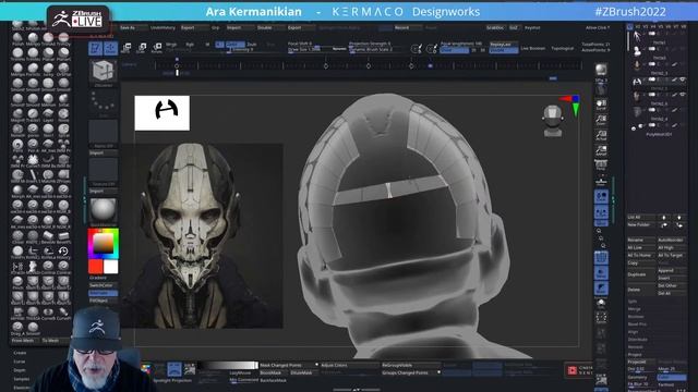 Kermaco: Mech Design – Ara Kermanikian – ZBrush 2022 смотреть онлайн