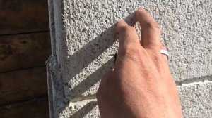 Строительство забора из пескоблока сквозного, столбы бетонные и Профлист.