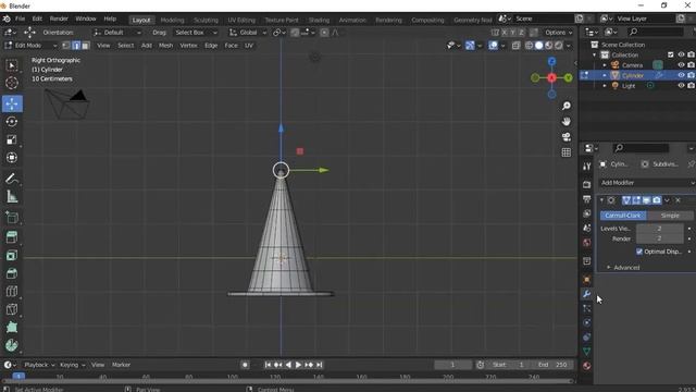 How to model a traffic cone in blender 2.9 Cycles ENGINE Tutorial For Beginners смотреть онлайн