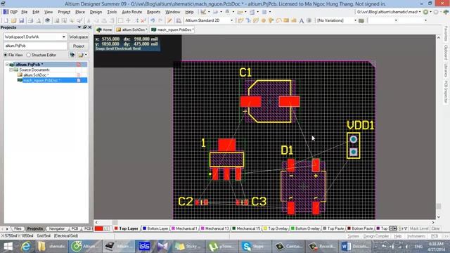 Altium Designer Bài 2: Hướng dẫn cách vẽ layout смотреть онлайн