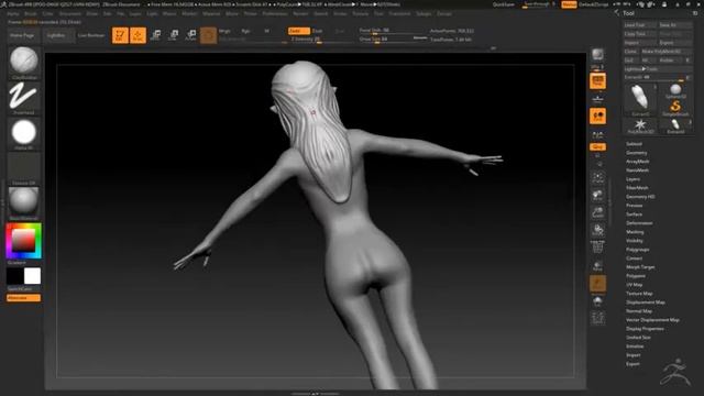 Pinoy character 3d:DIWATA | ZBRUSH TIMELAPSE смотреть онлайн
