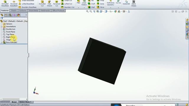 how to specify material in objesct(solidworks) смотреть онлайн