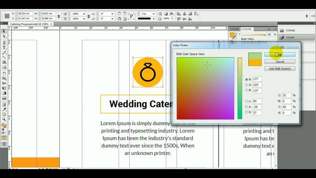 How to change color of vector elements in Indesign смотреть онлайн