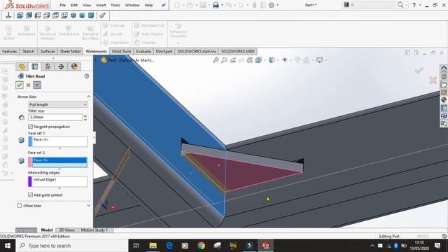 Sinau Solidworks - Training 18 : Weldment Basic 1 - Introduction смотреть онлайн