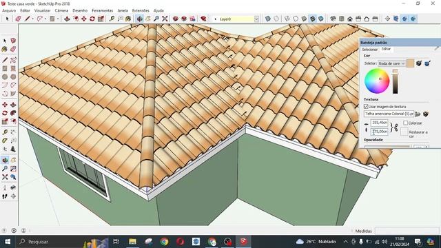 Como fazer TELHADO no SketchUp com o plugin INSTANT ROOF com 36 Texturas de Telhas смотреть онлайн
