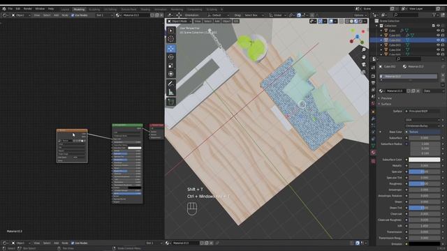 Blender Baking Materials & Fix Stretched Textures. смотреть онлайн