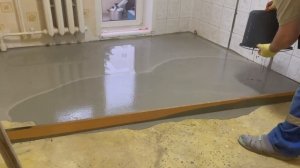 Как залить наливной пол? Выравнивание пола.