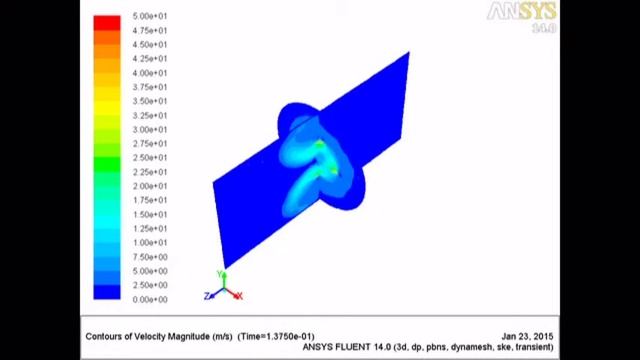 fan simulation dynamic meshes _ansys fluent смотреть онлайн