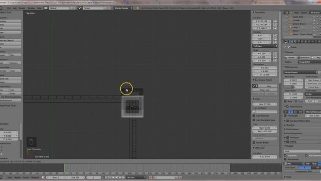 Castle Blender Modeling Part 2 смотреть онлайн