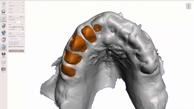 Meshmixer: Virtual Full Arch Extraction смотреть онлайн