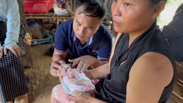 Going to charity and a touching story about a poor little monkey смотреть онлайн