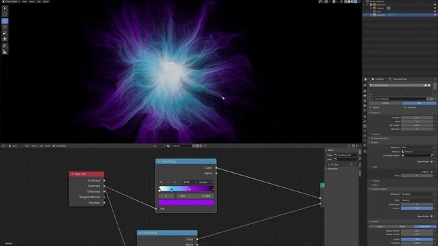 Tutorial: Abstract Hair in Blender! смотреть онлайн