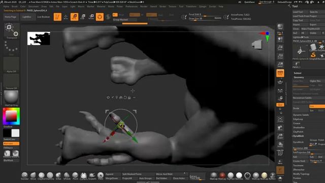ZBrush Timelapse - Dragon l Part 1 - Base sculpt смотреть онлайн