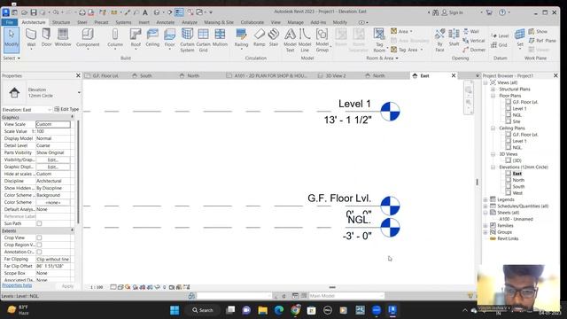 DAY-2 | REVIT ARCHITECTURE | CLASS 1 | BIM смотреть онлайн