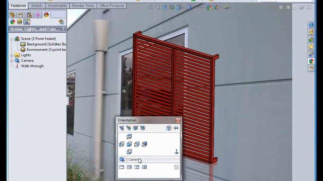 How to create a Louvre in SolidWorks смотреть онлайн